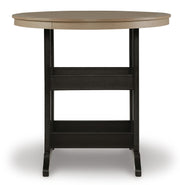 Fairen Trail outdoor dining set by Ashley Furniture with a table and chairs, designed for outdoor patio dining.