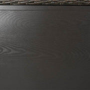 Outdoor Ashley Furniture Grasson Lane Coffee Table with a sleek top finish, perfect for outdoor cocktail gatherings.