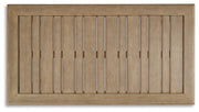 Ashley Furniture Clare View outdoor seating set with cushioned chairs and a table, ideal for patio relaxation.