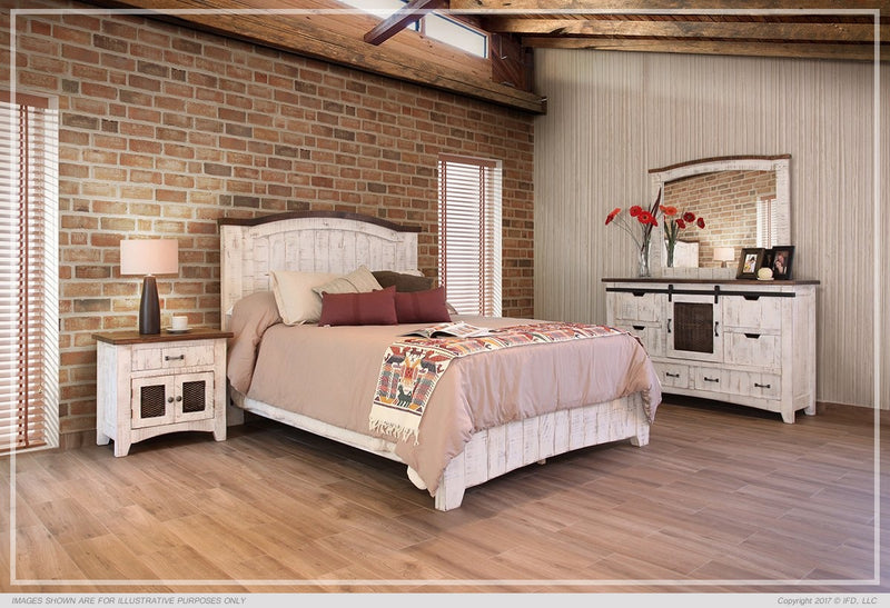 Pueblo King Bedroom set 14 different finishes