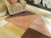 Ashley Furniture Gailmore Rug in a 4x3 foot size, featuring a stylish woven design perfect for living rooms or bedrooms.