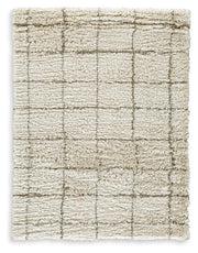 Ashley Furniture Wrenlow Rug with intricate patterns and warm tones, perfect for adding style to living spaces.