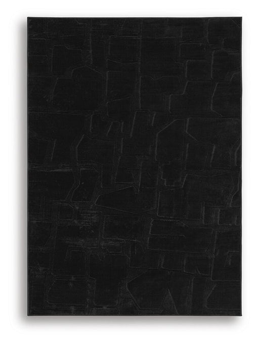 Medium washable area rug by Ashley Furniture with a stylish design, suitable for living rooms and bedrooms.