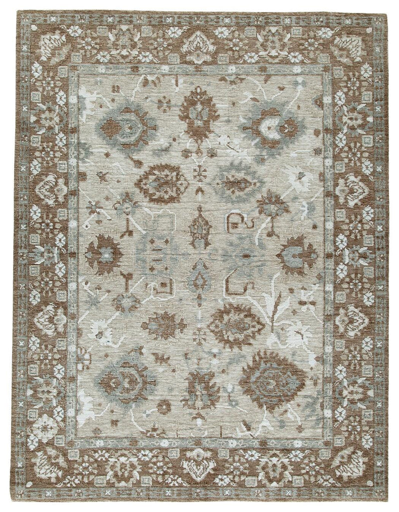 Ashley Furniture Ainswick memory foam rug with plush, soft surface and modern design for cozy home decor.