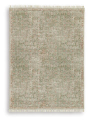 Ashley Furniture Rossbury Rug with intricate pattern and plush texture, perfect for adding style to living spaces.