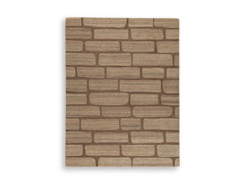 Orest Rug by Ashley Furniture featuring a soft, woven design with neutral tones, ideal for living room or bedroom decor.