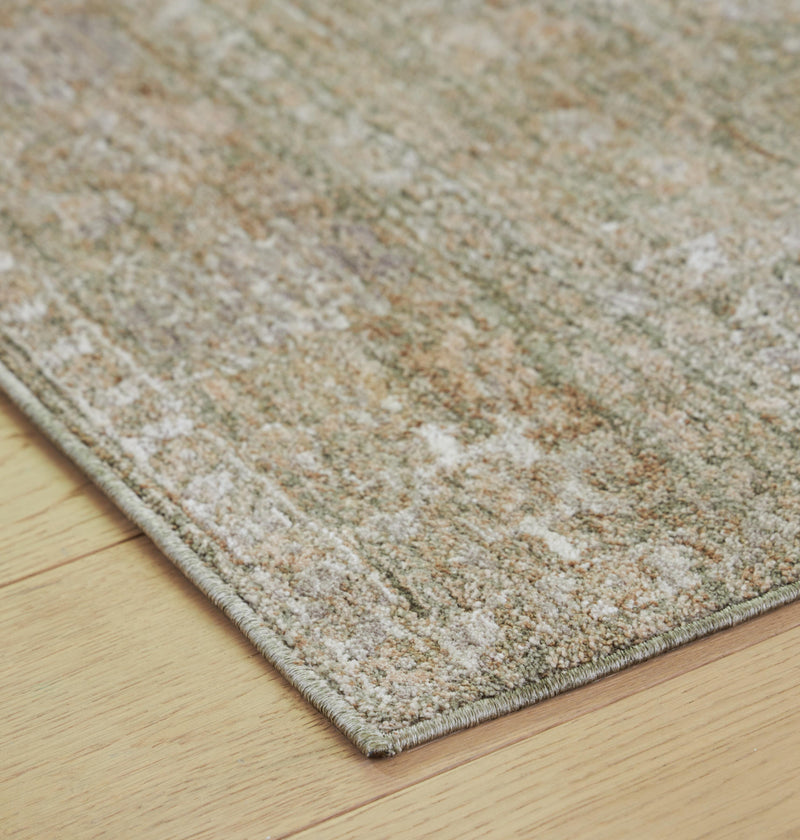 Close-up of Ashley Furniture Neroham Rug showing textured woven pattern in neutral tones.