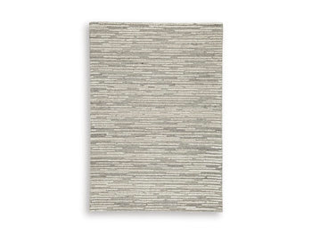 Ashley Furniture Eljory Rug featuring a detailed, textured pattern in warm tones, ideal for adding style to living spaces.