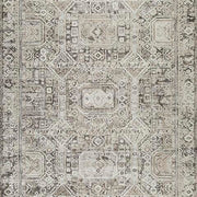 Ashley Furniture Junley Rug swatch with textured fabric in neutral tones, showcasing the rug's soft and stylish design.
