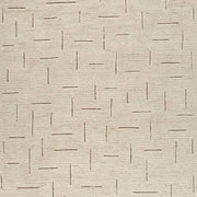 Color swatch of Ashley Furniture Clayman Rug showing textured beige and brown woven pattern for living room decor.