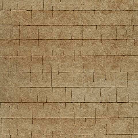 Ashley Furniture Luzmont Rug swatch featuring a textured, neutral-toned design suitable for living rooms and bedrooms.