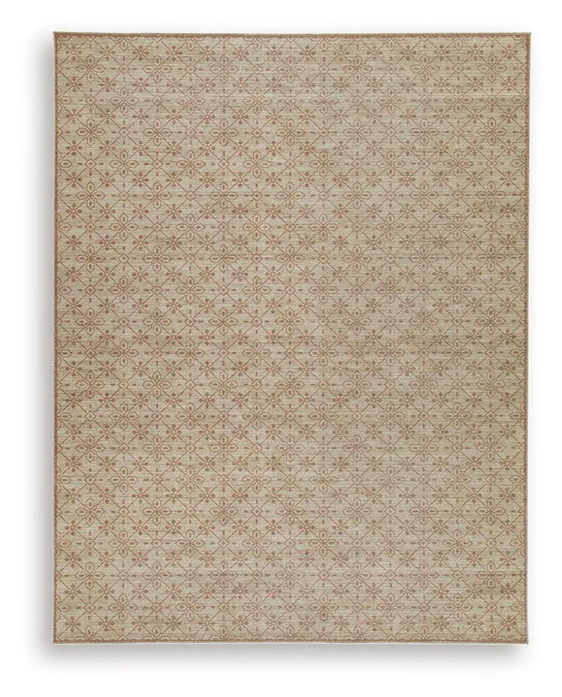 Ashley Furniture Lyamford Rug with intricate pattern and soft texture, showcasing a stylish and cozy addition to any room.