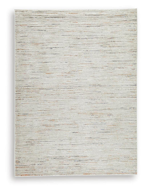 Ashley Furniture Harjot Rug featuring intricate patterns and warm tones, perfect for enhancing living room or bedroom decor.
