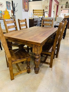 Reclaimed Wood 6FT Dining Set