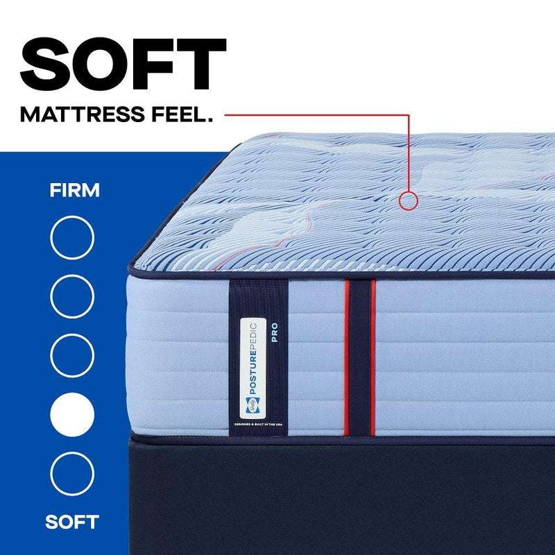 Sealy Sonterra Spring Mattress with plush fabric cover and visible quilted pattern, designed for comfort and support.