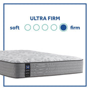 Sealy Lavina II Innerspring Mattress showing plush top surface with detailed stitching and supportive innerspring design.