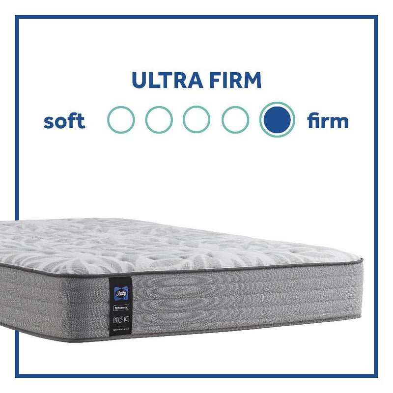 Sealy Lavina II Innerspring Mattress showing plush top surface with detailed stitching and supportive innerspring design.