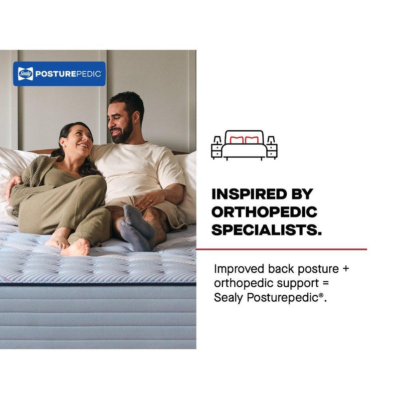 Sealy Montvale Innerspring Mattress with supportive coils and plush top, designed for comfortable sleeping.