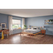 Sealy Stately Foam Mattress with plush surface and supportive design, shown in a well-made bedroom setting.
