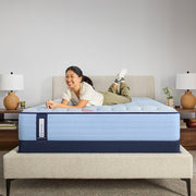 Sealy Kennett Spring Mattress with plush fabric cover and supportive spring system for comfortable sleep.