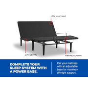 Sealy Kennett Hybrid Mattress with layered foam and innerspring design, showcasing a plush, supportive sleeping surface.