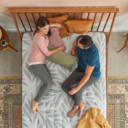 Sealy Lavina II innerspring mattress with quilted top and supportive design, shown from the side with plush surface and edge details.