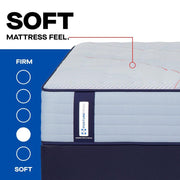 Sealy Medina IITight Top Spring Mattress showing plush, quilted surface with supportive edge detailing for comfortable rest