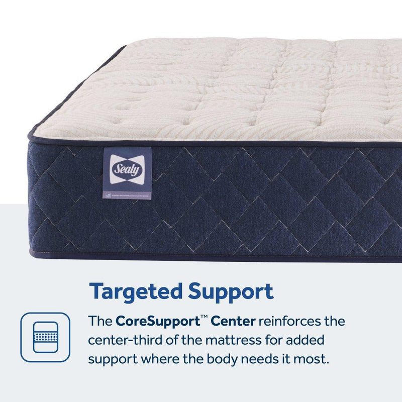 Sealy Safa Park Spring Mattress showing a plush, supportive mattress with a quilted surface and Sealy branding.