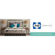 Sealy Elmcroft Innerspring Mattress with quilted surface and supportive coil system, shown in a bedroom setting.