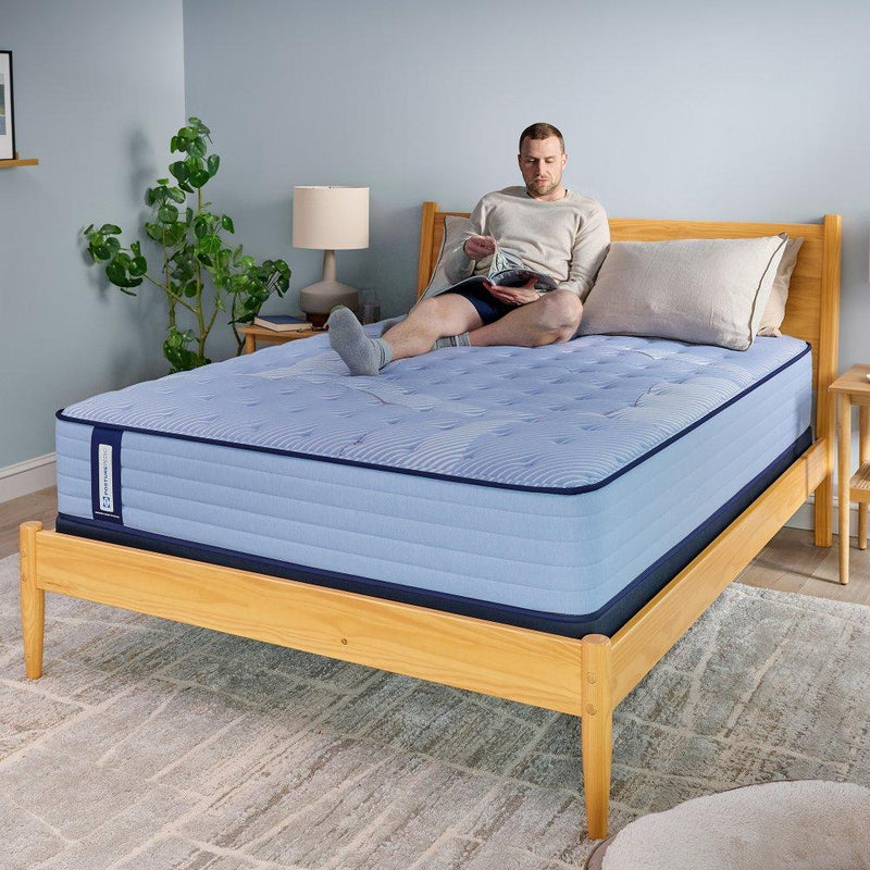Sealy Maida Spring Mattress with plush fabric cover, showcasing its supportive innerspring design and clean, modern appearance.