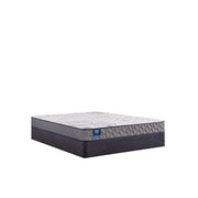 Sealy Moon Cove Foam Mattress showing a plush, white foam mattress with a smooth surface and supportive design.
