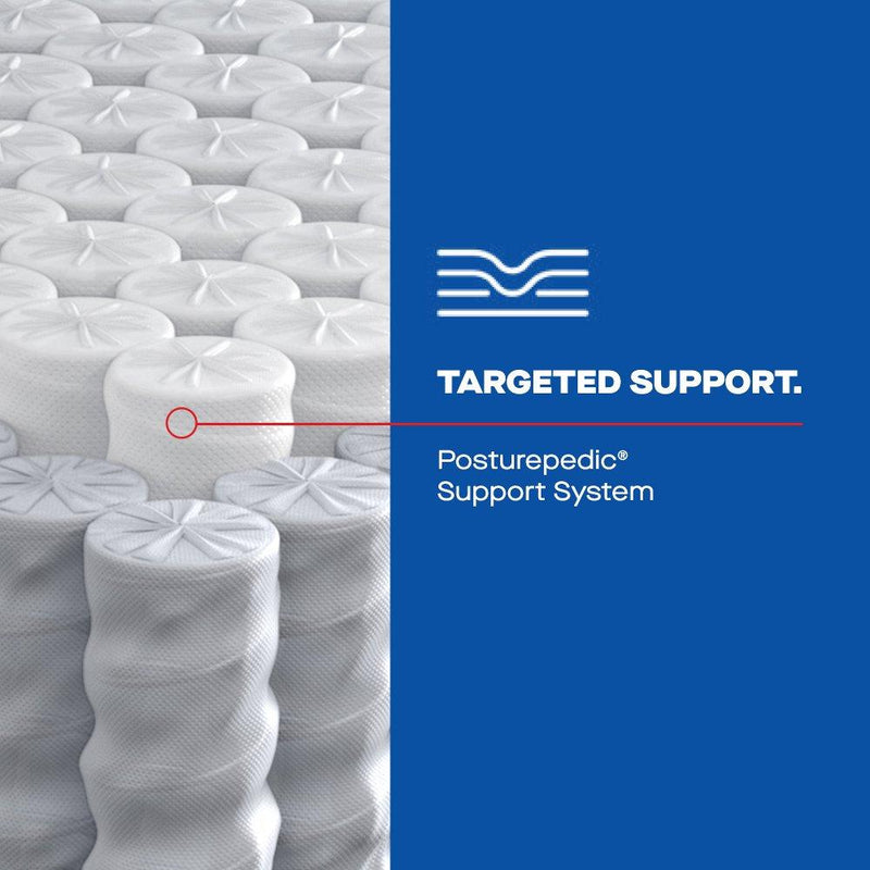 Sealy Maida Spring Mattress with plush fabric cover and supportive springs, designed for comfortable sleep.