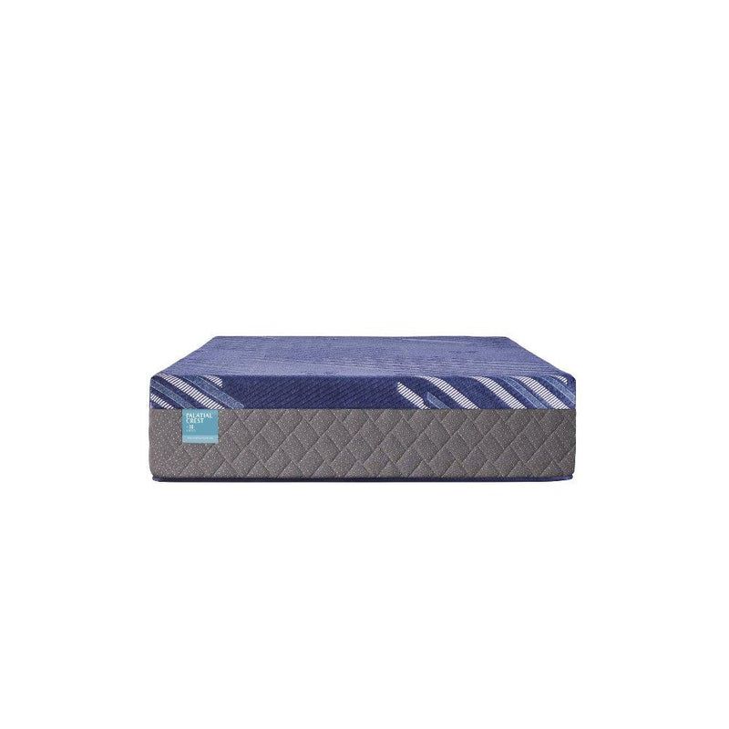 Sealy Royal Oaks Hybrid Mattress with plush top and supportive layers, showcasing a neatly made bed with white bedding.