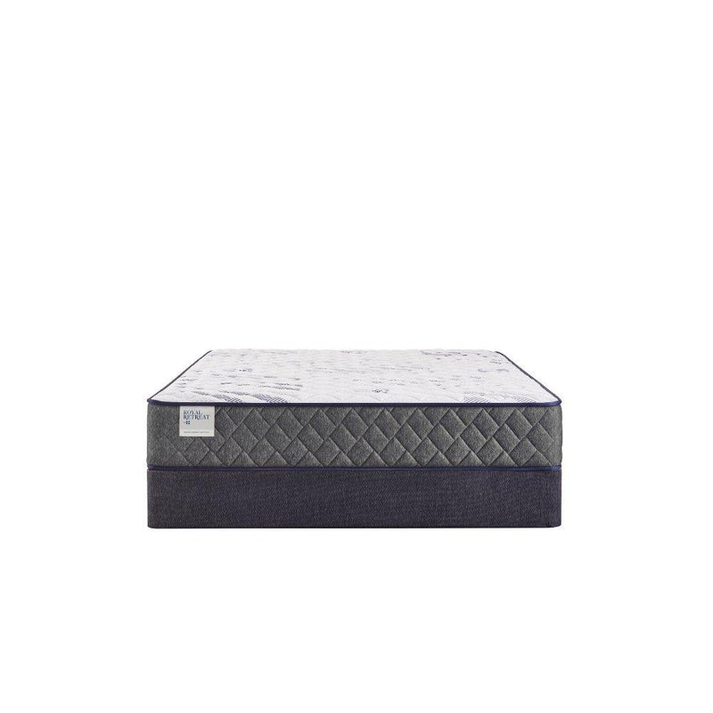 Sealy San Diego innerspring mattress with plush fabric cover, showcasing its supportive and comfortable design for a good night's sleep.
