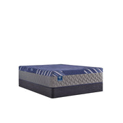 Sealy Grand Jewel Hybrid Mattress with plush top and supportive layers, showcasing the luxurious design and fabric details.