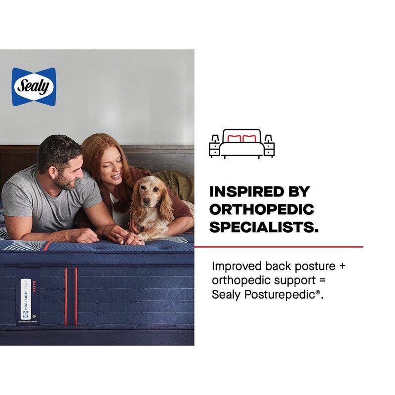 Sealy Brenham II Spring Mattress with plush top surface and supportive edges, designed for comfort and durability.