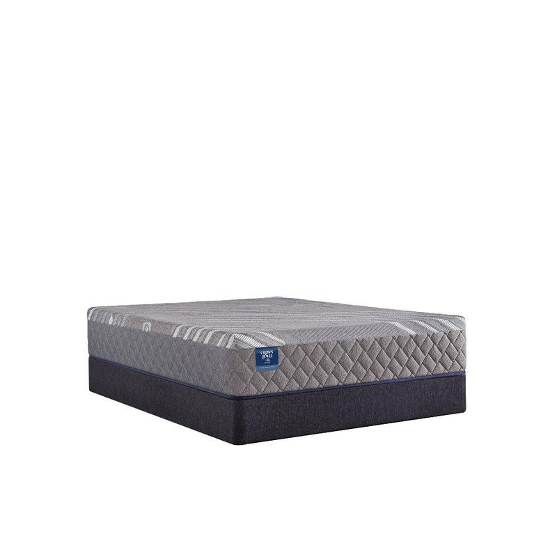 Sealy Sixth & Park hybrid mattress with plush top and supportive layers, shown in a bedroom setting for comfortable sleep.