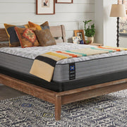 Sealy Red Maple Innerspring Mattress with plush fabric cover, showcasing a comfortable sleeping surface and supportive innerspring design.