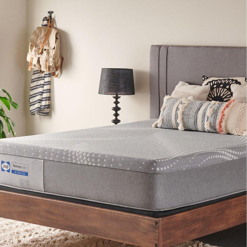 Sealy Salinger Hybrid Mattress showing plush top surface with detailed fabric texture and supportive edge design.