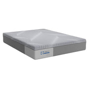 Sealy Paterson Hybrid Mattress showing plush top surface with quilted fabric and supportive layers for comfortable sleep.