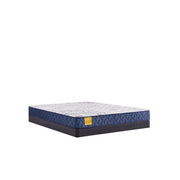 Sealy Glacier Park foam mattress lying flat, showcasing its plush surface and clean, white fabric cover.