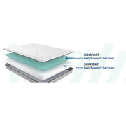 Sealy Spruce innerspring mattress with plush fabric cover and supportive coils visible from top view.