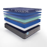 Sealy Royal Oaks Hybrid Mattress showing plush top surface with quilted fabric and supportive design for restful sleep.
