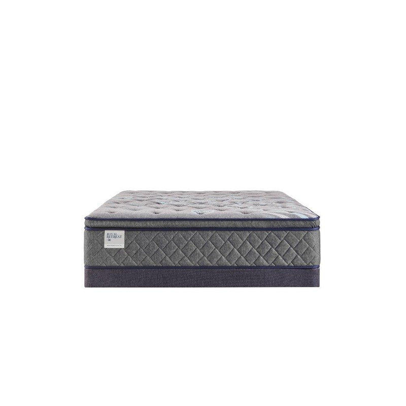 Sealy Sao Paulo innerspring mattress showing a plush, quilted surface with supportive edge detailing for comfortable sleep.