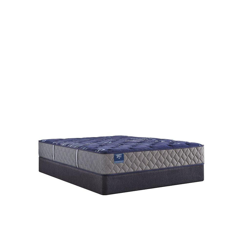 Sealy Grand Jewel Innerspring Mattress showing plush fabric cover and supportive inner layers, designed for comfort and durability.