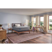 Sealy Sixth & Park Innerspring Mattress with a plush top layer and supportive construction, shown in a bedroom setting.