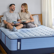 Sealy Newland Spring Mattress with plush fabric cover and supportive foam layers, designed for comfort and restful sleep.