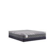 Sealy Porter Hybrid Mattress with layered foam and pocket coil support, showcasing its plush, comfortable surface.