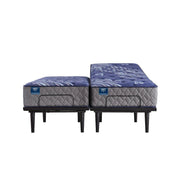 Sealy Grand Jewel innerspring mattress with a plush fabric cover and edge support, shown in a bedroom setting.
