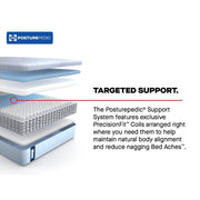 Sealy Orlando Hybrid Mattress showing plush surface with quilted top and supportive layers for comfort and durability.